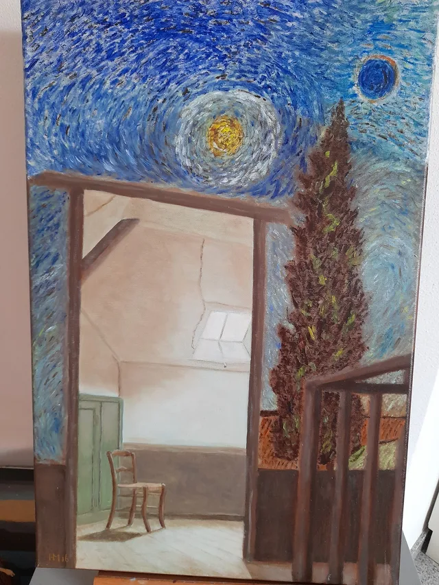 Vincent's laatste zolderkamer in Auvers